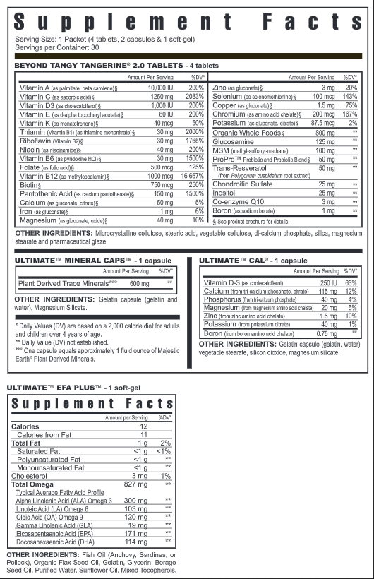 On-the-go gesunde Body Start Pak ™ 2,0-30 Pakete