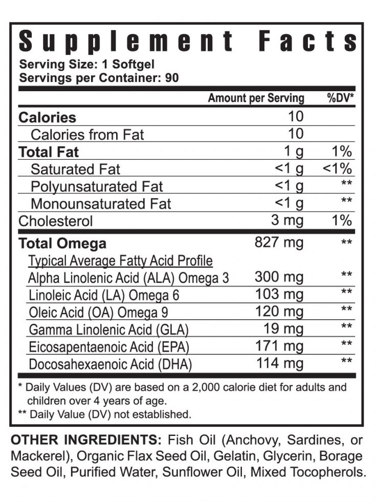 Ultimate EFA plus 90 Soft gels