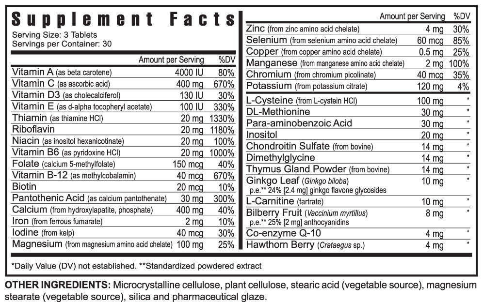 Ultimate Daily Classic ™-90 comprimés