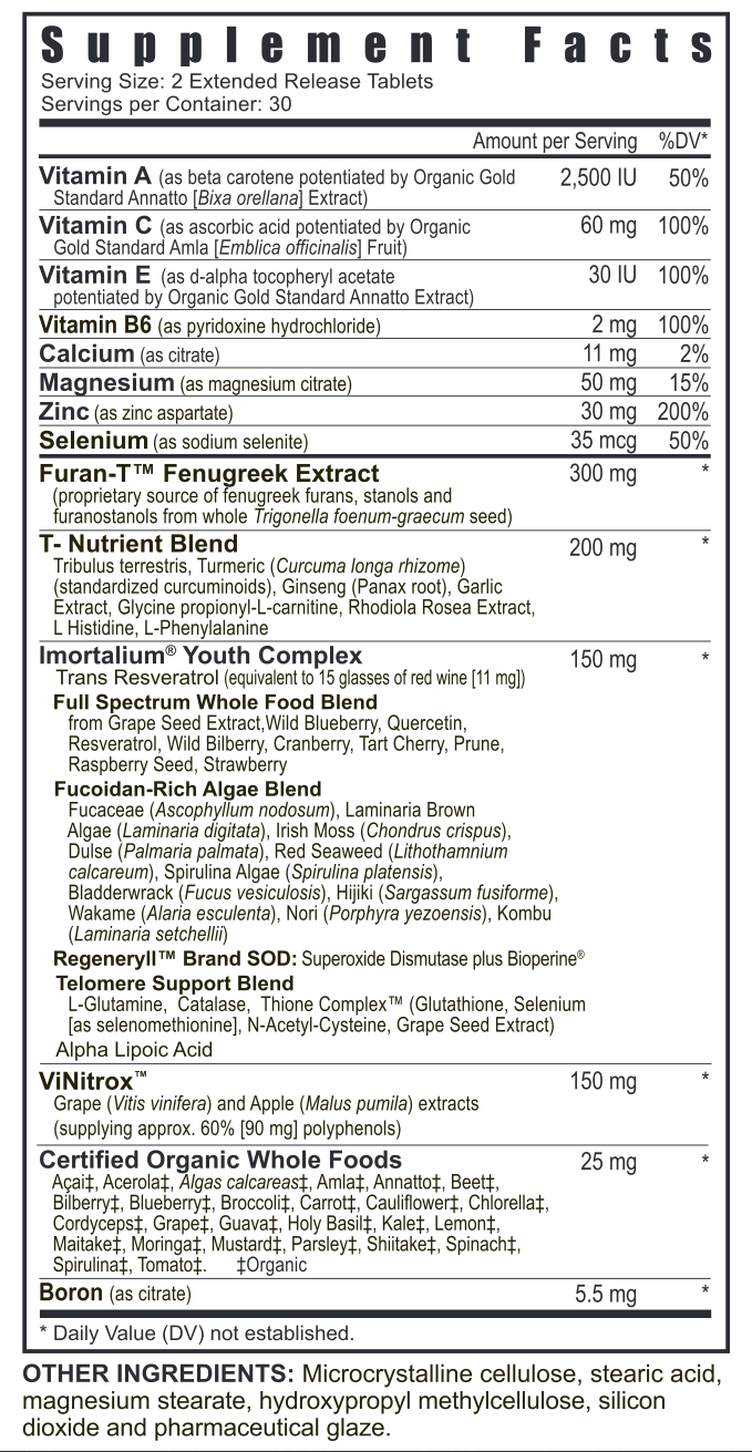 Support hormonal XeraTest ™ pour hommes