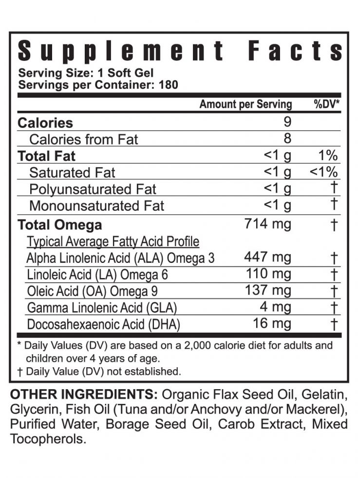 Ultimate EFA 180 Soft Gels