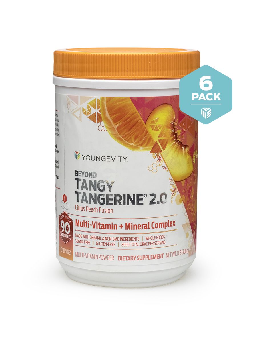 Beyond Tangy Tangerine 2.0 is the most advanced multi-vitamin mineral complex to date that provides you the highest quality essential nutrients that your body needs for optimal health. Synergizing cofactors ensure maximum nutrient absorption and benefits.