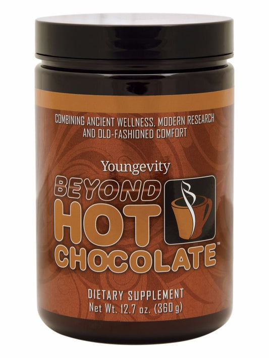 Beyond Hot Chocolate combines organic cocoa powder , combined with Reishi mushroom extract , providing you with a wealth of health benefits in every cup!