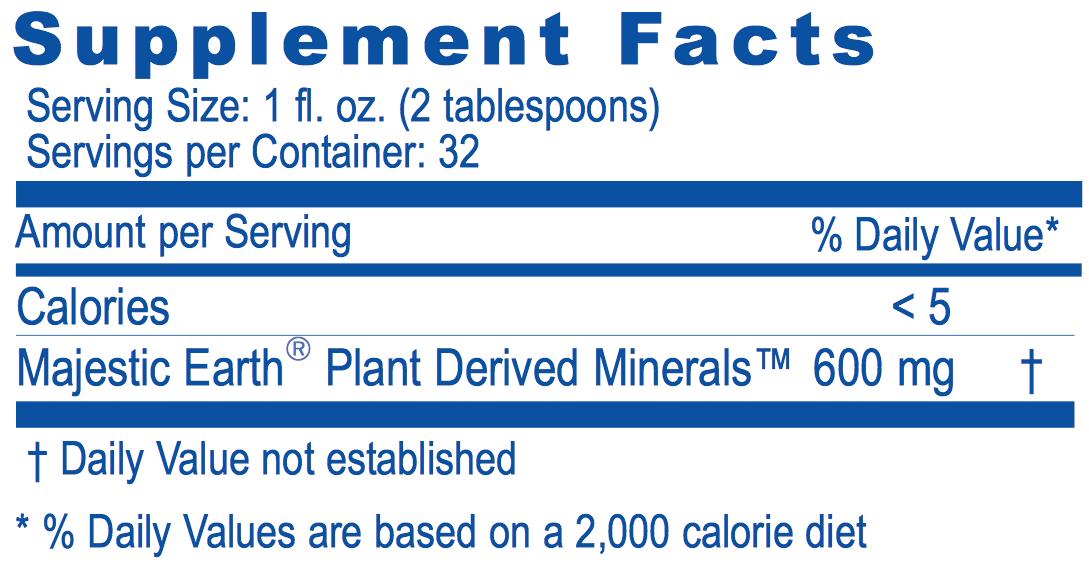 Majestic Earth® Plant Derived Minerals™