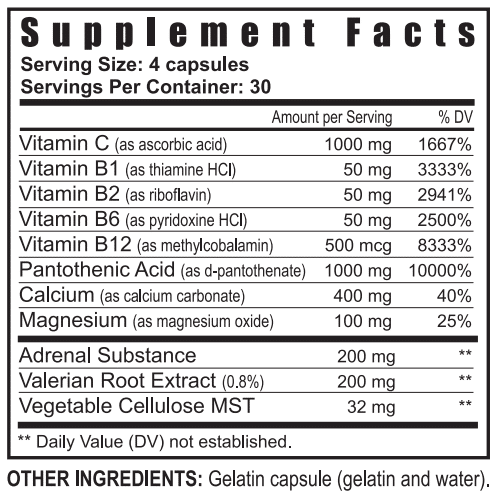 Ultimate D-stress ™-120 capsule
