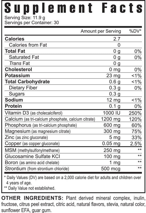 Al di là di osteo-FX polvere ™ 357g caNister